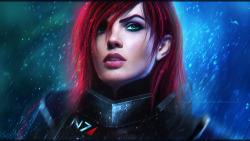 galaxynextdoor:  Shepard by Anavi