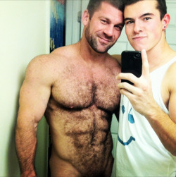 sleazy-dirty-dads-rape-sons:  Me and my sons, showing off for