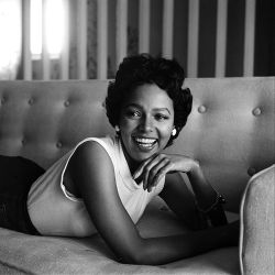 life:  An unpublished frame at Dorothy Dandridge at home in 1954.
