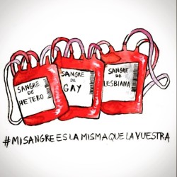 hachedesilencio:  Los gays pueden ser excluidos de donar sangre,