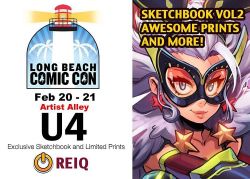 reiquintero:  Today! Long beach Comic Expo! New Sketchbook 2