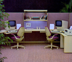20aliens: Office Computers, Velvet Chairs, 1980