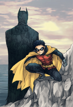 dont-worry-im-a-detective:  Batman and Robin  By scarlet-xx