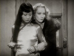 wehadfacesthen:  Marlene Dietrich and Anna May Wong in Shanghai