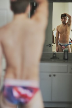 tiedyeundies:  Tanner in Vancouver Blur 