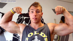 Showing Off His Arms