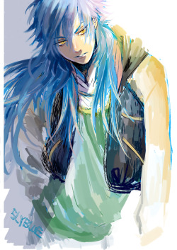 himetsundere-blog:  DRAMAtical Murder - Sly ♤ Blue 