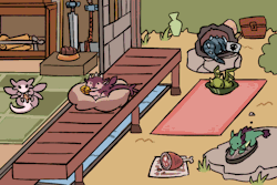 johnthedragon:  linlm:  Idk if this was done yet but Dragon Atsume.