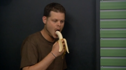 mrbritneyhaynes:  Derrick eats that banana!  I couldn’t resist! 