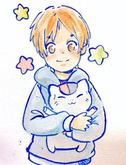 itzahann:  @gaainsborough asked be to draw Natsume a while ago.