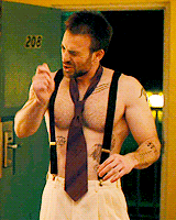  Chris Evans | Puncture    Nipples and suspenders