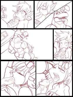 pingagirl:  Next pages for the comic. Emi belongs to TheTwistedGrim