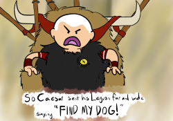 The continuing saga of a faction leader and his dog, pages 3