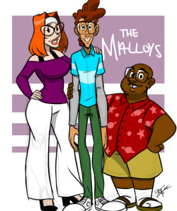 aeolus06:  Meet the Malloys Davey, with his parents, Gilbert