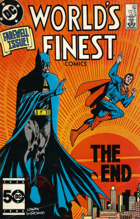 World’s Finest No. 323 (Jan 1986, DC Comics) From Oxfam in Nottingham.