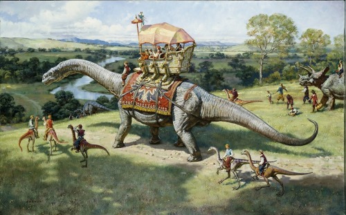 lostbeasts:  terriblespeech:  James Gurney is the best basically. And so is Dinotopia. I GREW UP ON THIS. I don’t know how many times i’ve watched the movies but. PTERODACTYL MONKS???  heavy breathing  This was the first series I ever went bonkers