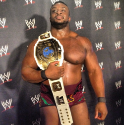  First photo of the new #WWE Intercontinental Champion, Big