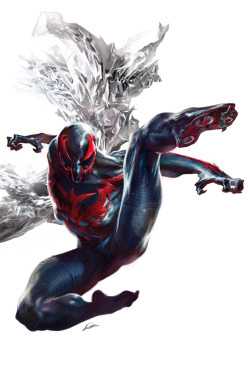 alexanderlozano:  Spider-Man 2099 Cover …I simply loved every