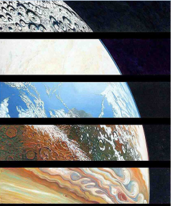 sixpenceee:  All the planets at once(Source)