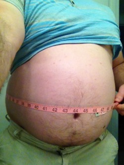 gainer-cub:  Latest pics from being really full. 