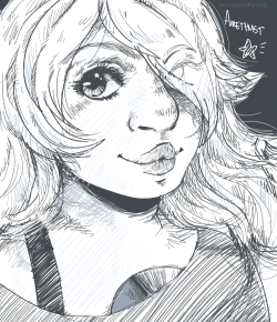 bowlersandtophats:  I always seem to draw Amethyst when I really