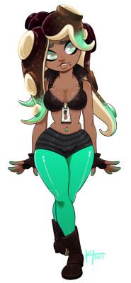staticmegabyte: Marina from Splatoon 2! I love her-   Commission