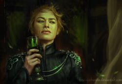inna-vjuzhanina:  Had to paint out the feels! Cersei, you go,