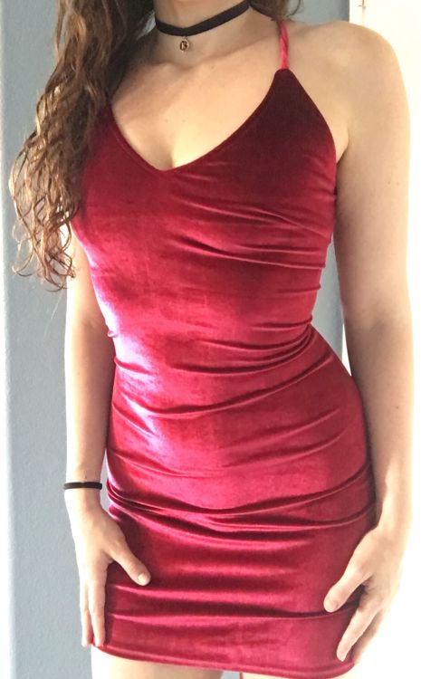 what do you think of my tight red dress?