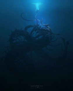 morbidfantasy21:Deep sea king by Inka Shu  