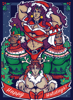 barathighs:  habby holidays from the pillar family (and me) !!!✧