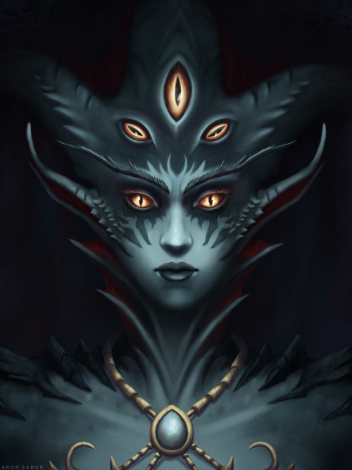 worldofwarcraftart:  Queen Azshara by Me Source: https://ift.tt/3abqF5s