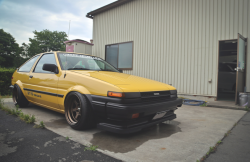 radracerblog:  Toyota Corolla GT-S Liftback Ae86