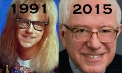 daily-political-humor:  Bernie Sanders has come a long way  