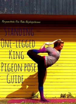 yogamimi:  Standing one-legged King pigeon pose! This pose is