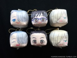 yoimerchandise: YOI x Movic FACE CUBE Plush Keychains Original