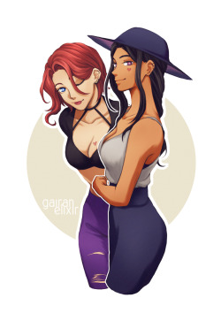 gairanelixir:fashion girlfriends. (・ωｰ)～☆commission