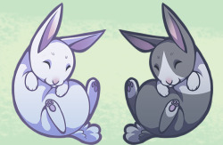 shinepaw:  New set of chibi animals, this time some rabbits!