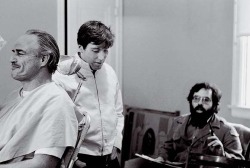 awesomepeoplehangingouttogether:  Marlon Brando, Al Pacino and Francis