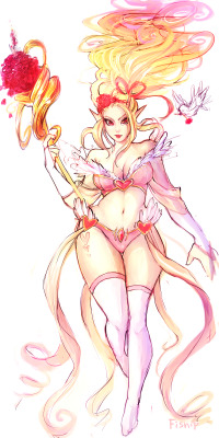 fiship: I’m just gonna post this messy Heartseeker Janna before