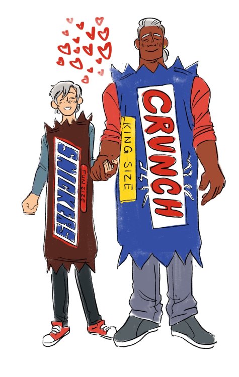 becomeartist:ashe and dedue halloween costumes. perfect because