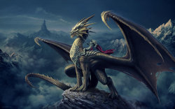 mitologiayleyendas:  Dragon Mountains  by Nick Deligaris 