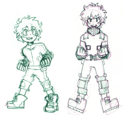 animeaves:  going to post a bunch of bnha sketches on my artblog