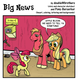 insane-pinkie-pie:  cloppers-mlp-fim:  fisherpon:  Big News by Pony-Berserker