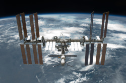 gunsandposes-history:  The International Space Station as seen