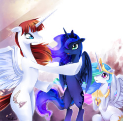 theponyartcollection:  Royal Warning by =TakuyaRawr