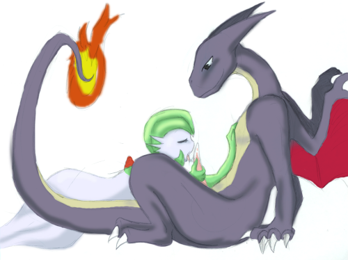 pokepornstash:  Anonymous said:can we get male charazard and female gardiveor