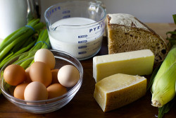 foodffs:  corn, cheddar and scallion strata  Really nice recipes.