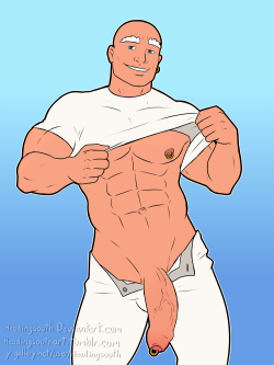 p2ndcumming:  headingsouthart:  Mr.Clean is a sexy something
