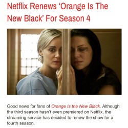 sailsiinthesky: lauraprepon: It’s official!! #OITNB will be