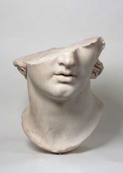 hismarmorealcalm:  Fragmentary Colossal Head of a Youth Greek